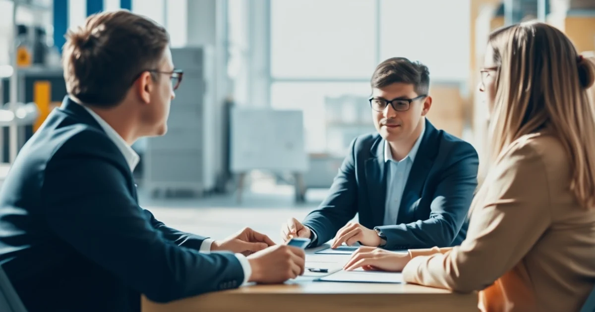 cena de liderança mostrando como fazer briefing de seguranca em 7 perguntas — Como fazer briefing de segurança em 7 perguntas