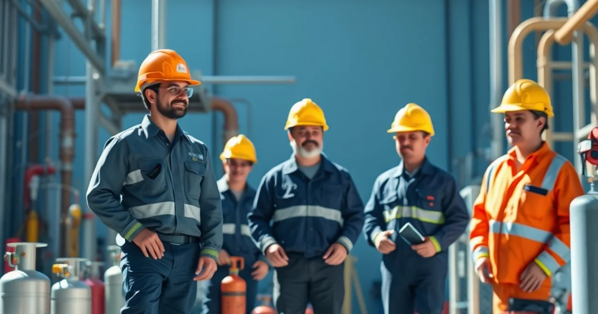 cena industrial ilustrando rotulagem ghs na nr 26 6 falhas que viram sif — Rotulagem GHS na NR-26: 6 falhas que viram SIF